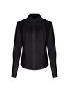 Camisa Gola Prolongada - Preta