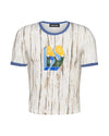 Camiseta "N" Letra de Barco - Baby Tee